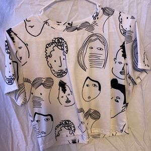 faces tee shirt 😨